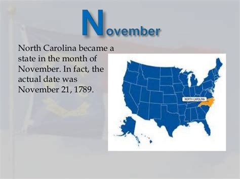 when did north carolina become a state.